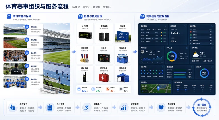 企业体育服务与赛事信息展示场景